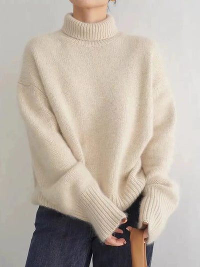 Iris | Cashmere turtleneck sweater